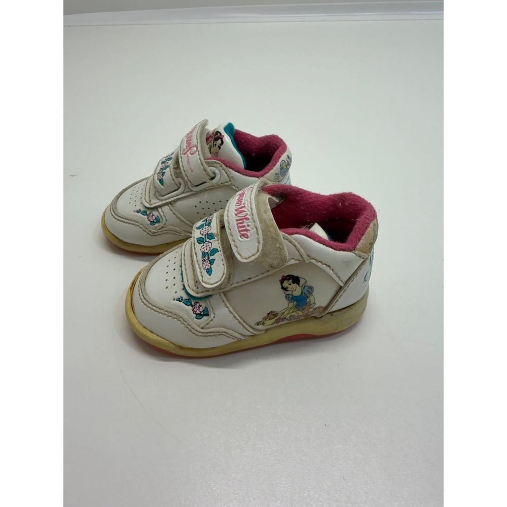 Vintage 90s Snow White Disney Children's Sneakers Infant Size 1